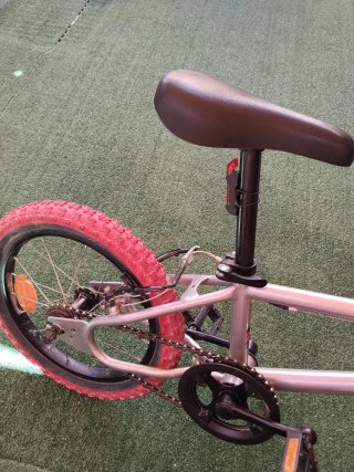 Bicicleta BMX Wipe 500 Grigia 16