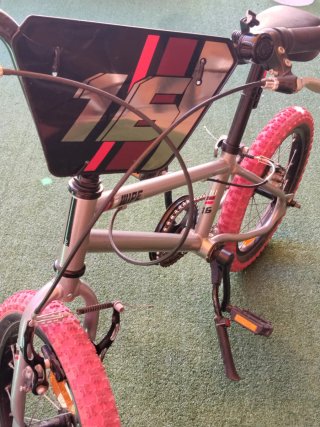Bicicleta BMX Wipe 500 Grigia 16