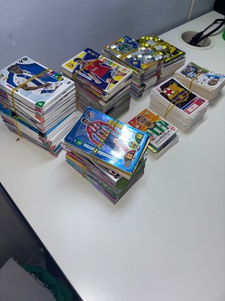 Lote 927 cromos fútbol Adrenalyn, Megacracks, Liga