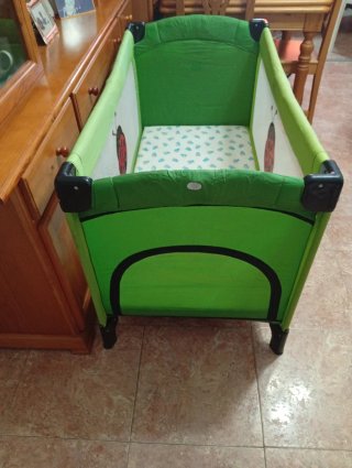 Cuna de viaje plegable más colchon
