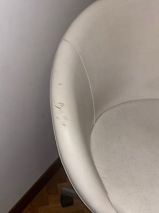Silla giratoria IKEA SKRUVSTA blanca