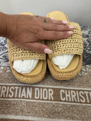 Sabot in paglia beige