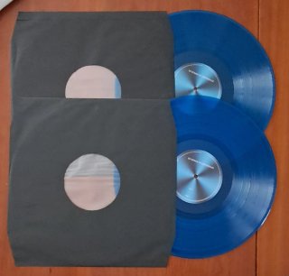 U2 Songs of Experience_Duplo Album Trans Cyan Blue