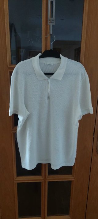 Polo blanco Zara