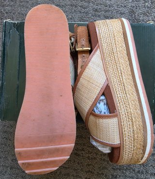 Sandalias Gioseppo Talla 37 Beige y Marrón