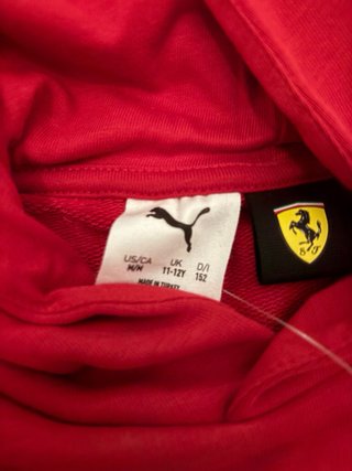 Sudadera Puma Ferrari Niño 11/12 Años