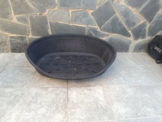 Base letto per cani ovale grande