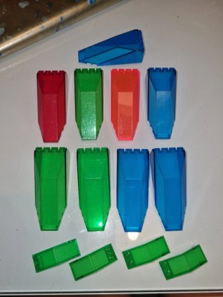 Pezzi Lego Trasparenti Colorati