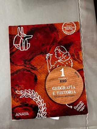 Libro de geografía 1ESO  melilla