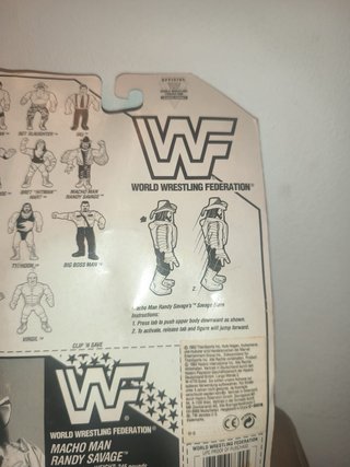 WWF Hasbro Macho Man Randy Savage MOC