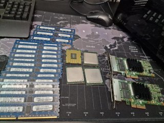 Pack RAM, CPUs y Tarjeta de Red