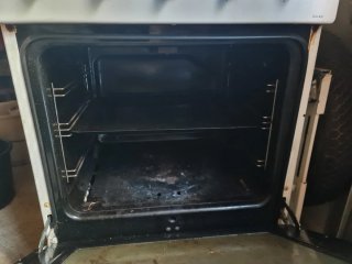 Cocina con horno con grill de gas butano
