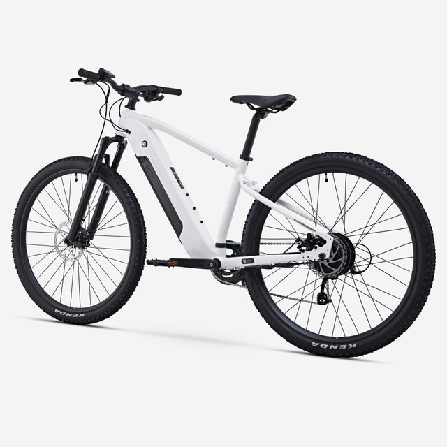 Bicicleta Eléctrica MTB 29" E-Expl 100 Blanco suspensión