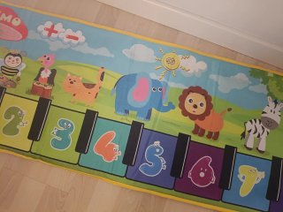 Manta Piano Musical Infantil Gateo