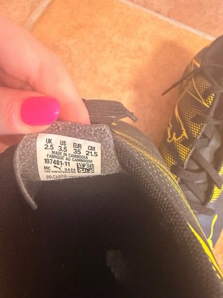Botas de fútbol Puma niño Talla 35