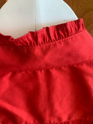Camisa Cortefiel Roja Manga Larga Mujer