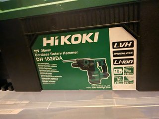 Percutor SDS a bateria nuevo. Hikoki