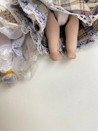 Conjunto 3 Bonecas Porcelana Vintage