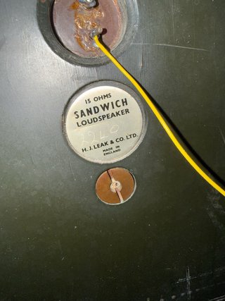 Pareja Altavoces Británicos Leak Sándwich 15 ohms