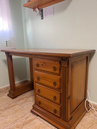 Dormitorio Juvenil Madera Maciza Completo