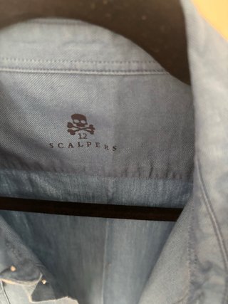 Camisa Scalpers Azul Talla 12 Años