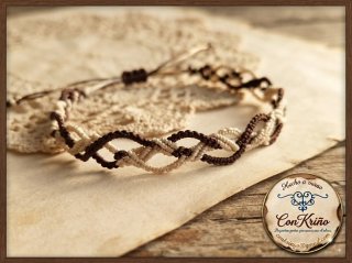 Conjunto Macramé: Gargantilla y Pulsera