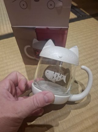 Tetera Gatito con Infusor de Pez