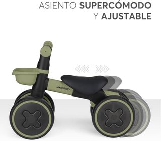 Bicicleta Equilibrio KikkaBoo LED Cesta Luz Rueda