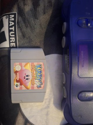 Nintendo N64 Viola con Kirby 64