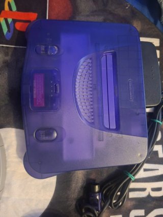 Nintendo N64 Viola con Kirby 64