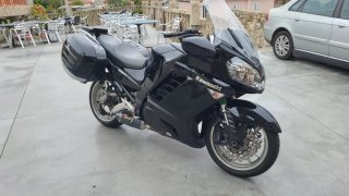 Kawasaki 1400 GTR Maletas Laterales Carbono