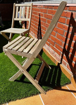Sillas de madera para exterior