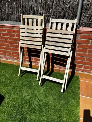 Sillas de madera para exterior