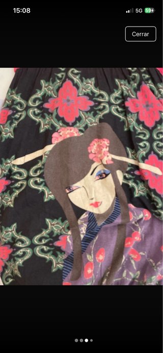 Vestido Y2K Geisha Vintage Desigual