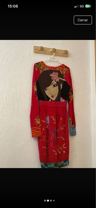 Vestido Y2K Geisha Vintage Desigual