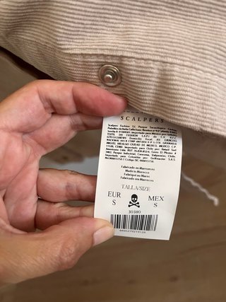 Camisa Beige Scalpers Talla S