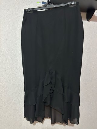 Conjunto fiesta boda blanco y negro talla XL