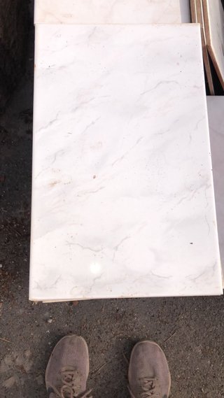Azulejo de baño blanco mármol