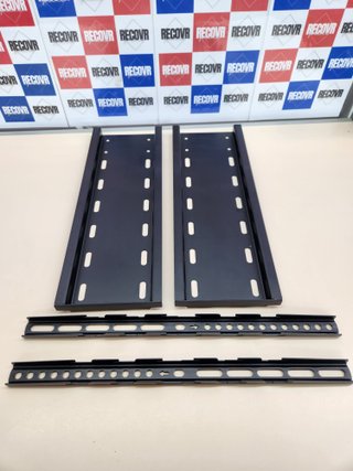 Soporte TV Pie Universal GRIFEMA GB3002 para Televisores de Plasma/LCD/LED hasta 85 Pulgadas, Soporte TV Suelo con Estantes de Vidrio Templado de 2 Niveles, hasta 60 kg, VESA MÁX. 400x800mm