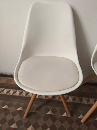 2 Sillas Ikea Blancas Madera