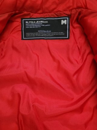 Plumífero Polo Ralph Lauren Azul y Rojo de mujer