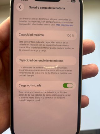 iPhone 14 bianco 100% batteria sana