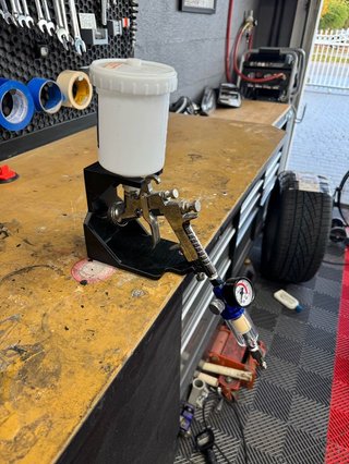 2 Soportes para pistola de pintar