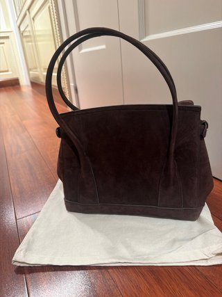 Bolso Piel Zara City Marrón