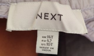 Vestido Next Talla 42 Algodón