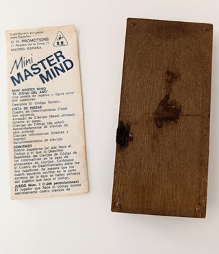 Mini Master Mind Juego Viaje Completo Vintage