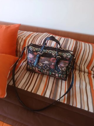 Bolso vintage Bimba y Lola Multicolor