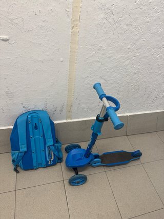 Patinete infantil evolutivo azul