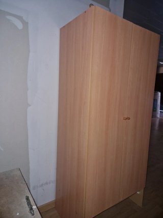 Armario de madera 2 puertas