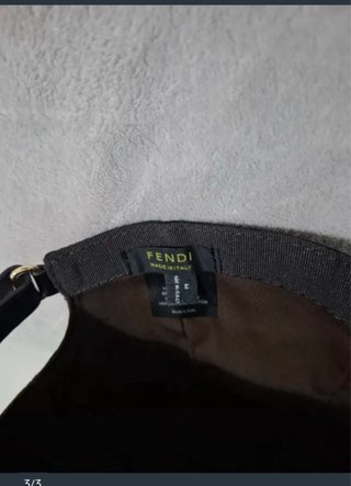 Gorra Fendi Negra